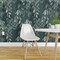 Peel & Stick Wallpaper 2FT Wide Botanical Vines Serene Nature Calm Leaves Teal Neutral Modern Trees Boho Green Custom Removable Wallpaper by Spoonflower